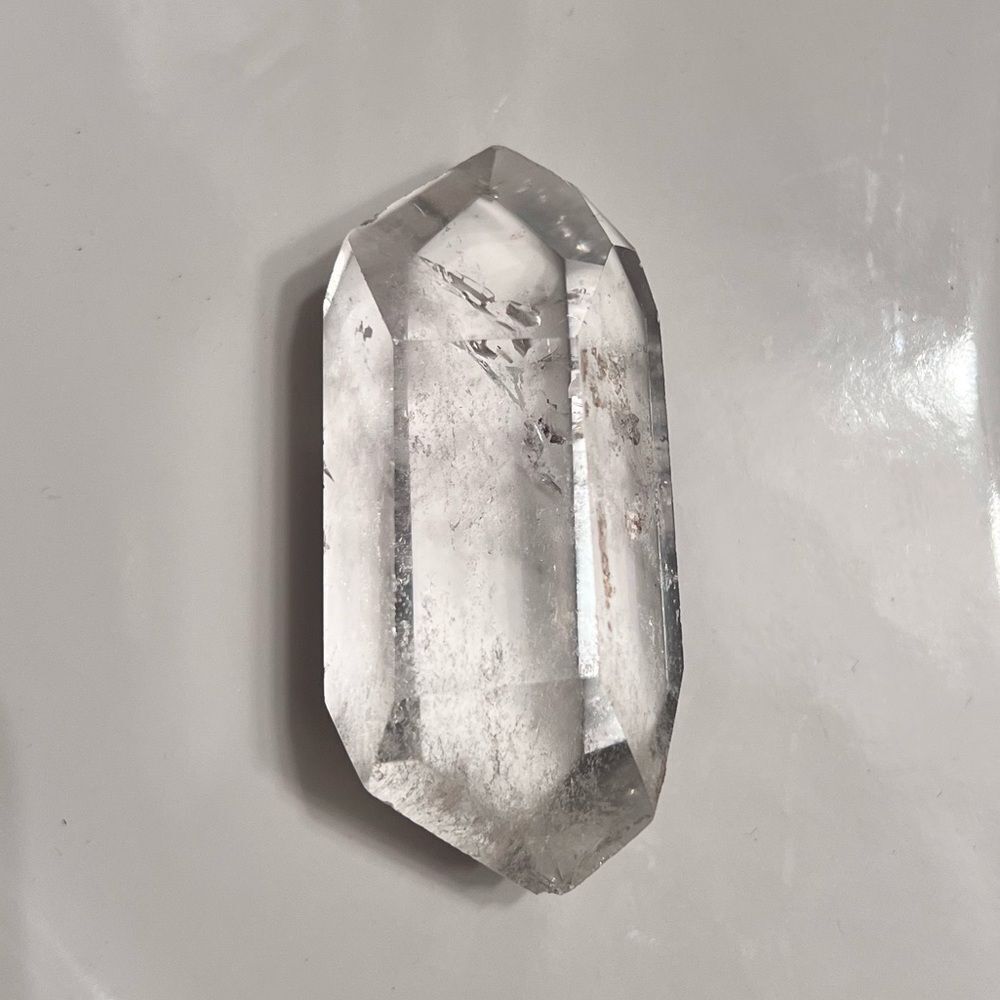 Double Terminated Clear Quartz Crystal Tower